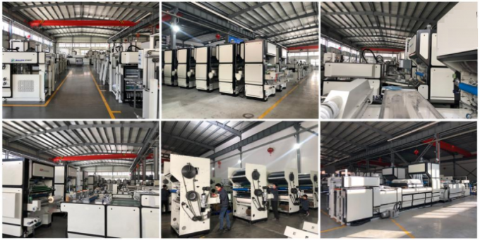 PRY-ER Máquina de laminação de filme vertical totalmente automática de rolamento a rolamento 23