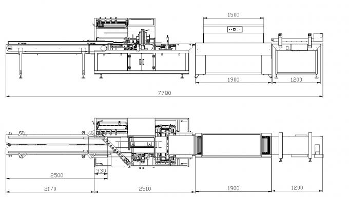 PRY-420 Máquina de Embalagem de Selagem por Termoencolhimento Tipo Reciprocante de Alta Velocidade Totalmente Automática 2