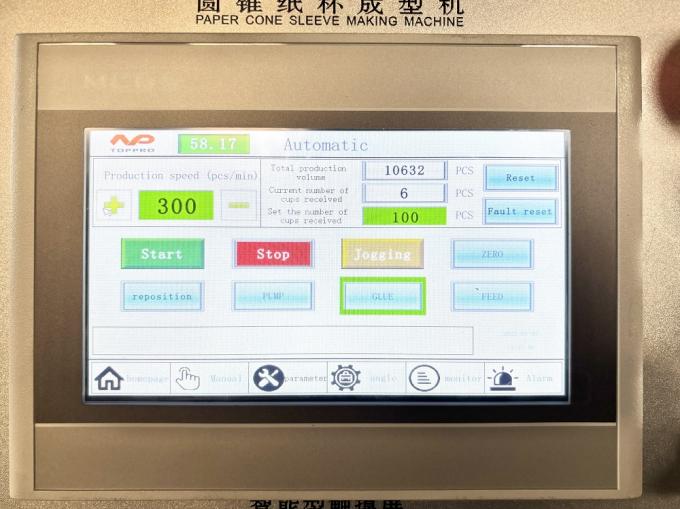 PRY-220/300 Máquina de fabricação de sorvete de alta velocidade tipo cone de papel 8