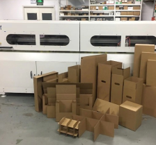 Máquina de Corte Automático de Amostras de Caixas de Cartão de Passagem Única PRY-1800 10