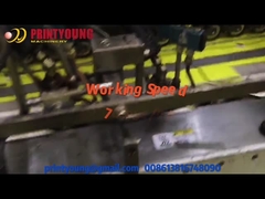 PRY-50B Máquina de colagem de bolsas de papel industriais de fundo quadrado com alimentação múltipla