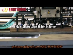 PRY-E Máquina laminadora de flauta totalmente automática com precisão de ajuste de ± 1 mm