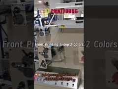 PRY2+1 Marca Multicolor Ribbon Label Máquina de Impressão Flexo