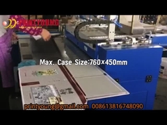 BSJ-450 Notebooks semiautomáticos Diário capa dura folhas em branco folhas revestidas máquina de fabricação de caixa