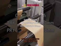 PRY-JD350 V Forma de fundo afiado Snack Alimentos Frutas secas Saco de papel Fazer máquina de moldagem