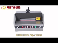 E330S Máquina de corte de papel de escritório elétrico de duplo guia de pequeno porte
