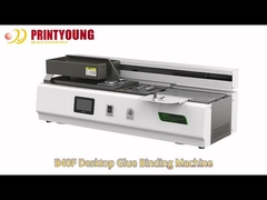 B40F Máquina automática de ligação de cola de escritório com tela sensível ao toque de 4,3 