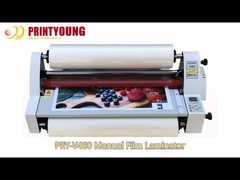 PRY-V480 Mini laminador manual de película de rolos de borracha aquecida