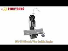 Máquina de Grampear com Grampeador de Sela para Encadernação de Folhetos com Fio de Aço, Cabeça Simples e Dupla, Elétrica, PRY-100/200