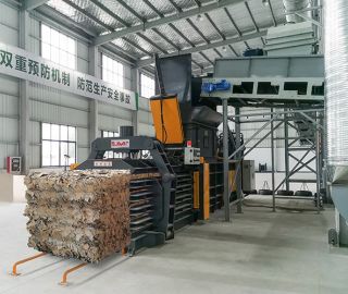 JPW100QT-DZ Horizontal Full Automatic Continuous Waste Paper Recycling Press Baler
