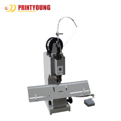 Máquina de Grampear com Grampeador de Sela para Encadernação de Folhetos com Fio de Aço, Cabeça Simples e Dupla, Elétrica, PRY-100/200