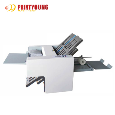 GAR03-4 A3 Desktop Four Plate High Productivity Computerized Paper Folding Machine com núcleo de motor e controle PLC