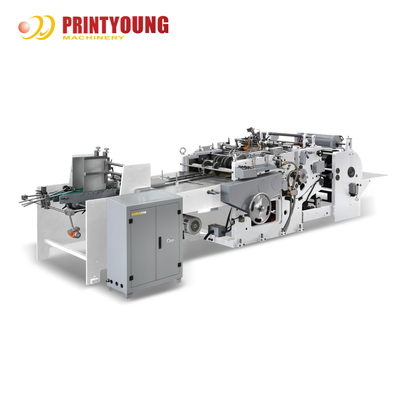 PRINTYOUNG KL-D Máquina semiautomática de dobragem e colagem de bolsas de papel para venda a retalho